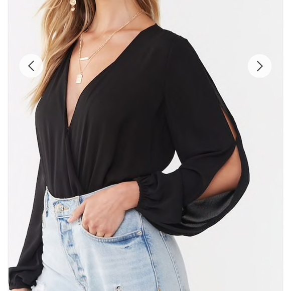 F21 pink bodysuit - Picture 2 of 2